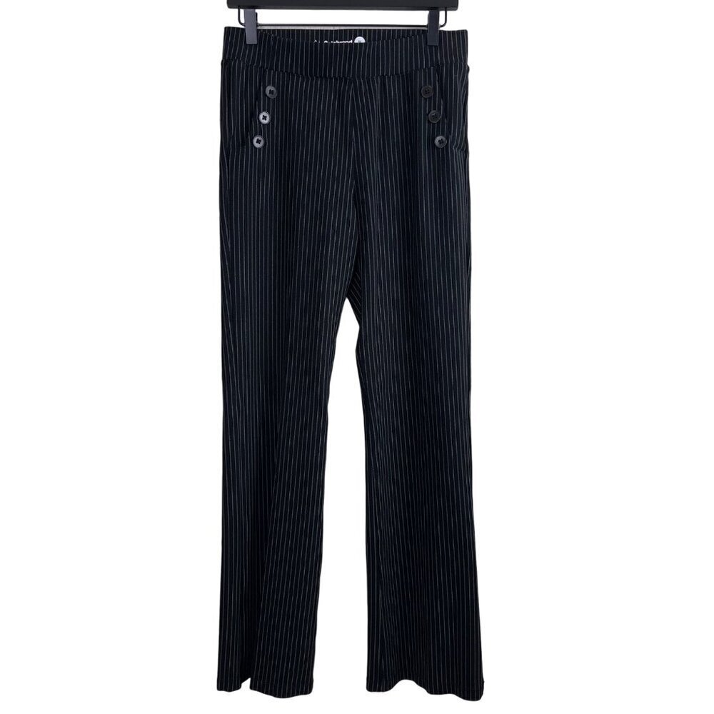 Betabrand Pinstripe Dress Yoga Pants – Size Medium